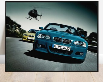 BMW  E46 M3  Original Dealership Poster
