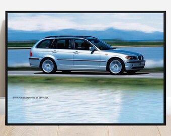 BMW   E46 M3  Original Dealership Poster