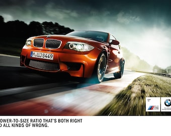 BMW  1M Coupe Original Dealership Poster