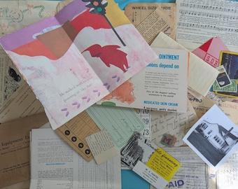 Paquete de papel vintage para scrapbooking, más de 50 piezas (envío gratuito)