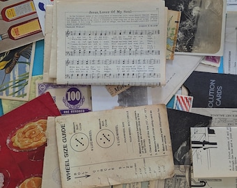 Paquete de papel vintage para scrapbooking, más de 50 piezas (envío gratuito)
