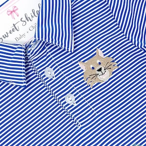Wildcat Mini Embroidery Design, Kentucky Mascot Mini Fill, Cats Machine Embroidery File, Children&#39;s Wildcat Basketball Mini Stitch Design