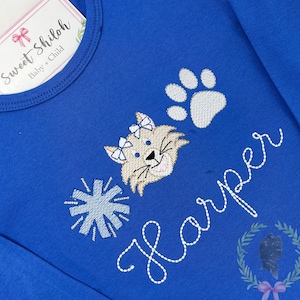 Sketch Wildcat Cheer Embroidery Design, Kentucky Mascot Sketch Design, Sketch Paw Print Machine Embroidery, Wildcat Cheer Pom Pom Design