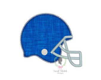 bolts lightning curved with football helmet Football Helmet Lightning Bolt Applique Embroidery Design Zigzag Stitch  Seven Sizes 4x4, 6x6, 5x7, 8x8, 6x10, 7x12, and 8x12 Hoop