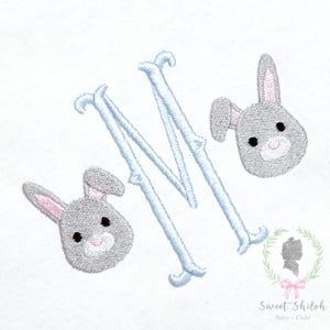 Easter Bunny Mini Fill Design, Bunny Rabbit Head Embroidery Machine File, Spring Bunny Mini Embroidery, Easter Fill Stitch Design