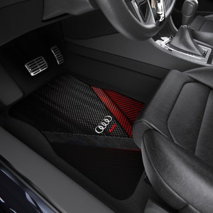 Car Mats (Set of 4) | AUDI Car Mats | Custom Car Mats | A Unique Gift for AUDI Driver | Gift for Him | Gift for Her |