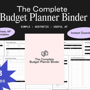 Budget Planner, Finance Planner, Finance Tracker, Budget Planner Printable, Budget Template PDF, Expense Tracker, Bill Tracker Printable