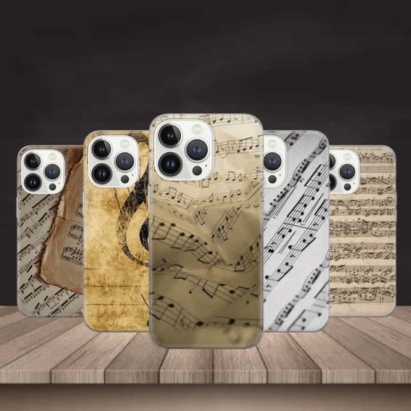 Phone Back Cover Notes Sheet Music Cover - Etsy