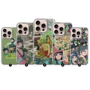 Maomao Phone Case Apothecary Cover for iPhone 16 Pro Max, 15 Plus, 14, 13, 12, 11, XS & Samsung S24, S23, A55, A54, Pixel 9 Pro, 8