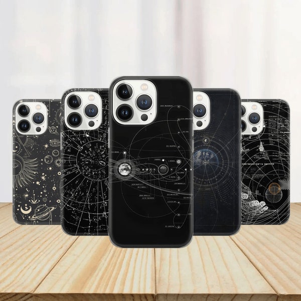 Astronomical Phone Case Stellar Cover for iPhone 14 13 12 Pro 11 XR 8 7, Samsung S23 S22 A73 A53 A13 A14 S21 Fe S20, Pixel 7 6A