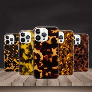 Tortoise shell Phone Case Pattern Cover for iPhone 16 Pro Max, 15 Plus, 14, 13, 12, 11, XS & Samsung S24, S23, A55, A54, Pixel 9 Pro, 8