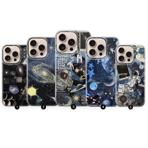 Weltraum Astrophysics Cover für iPhone 16 Pro Max, 15 Plus, 14, 13, 12, 11, XS & Samsung S24, S23, A55, A54, Pixel 9 Pro, 8