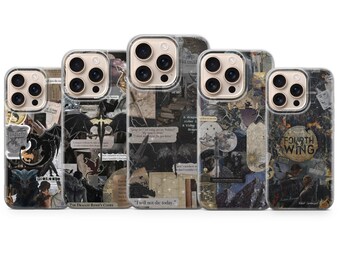 Vierte Flügel Handyhülle – Dragon Cover für iPhone 17 16 15 14 Pro Max, Samsung S25 S24 S23, Pixel 9