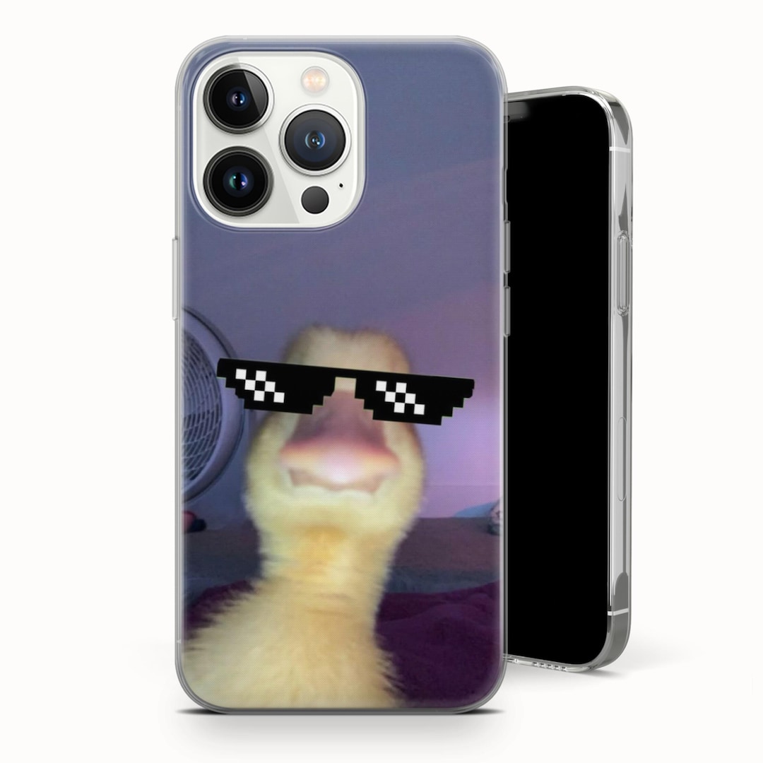 Funny Duck Phone Case – Silly Animal Meme Quirky Cute Aesthetic Cover ...