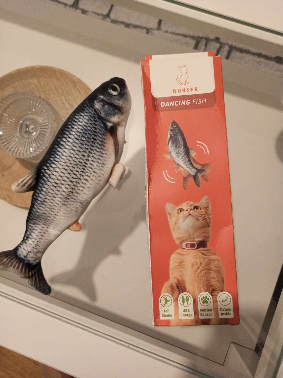 RUKSER Flopping Fish Cat Toy With Realistic Motion and Etsy