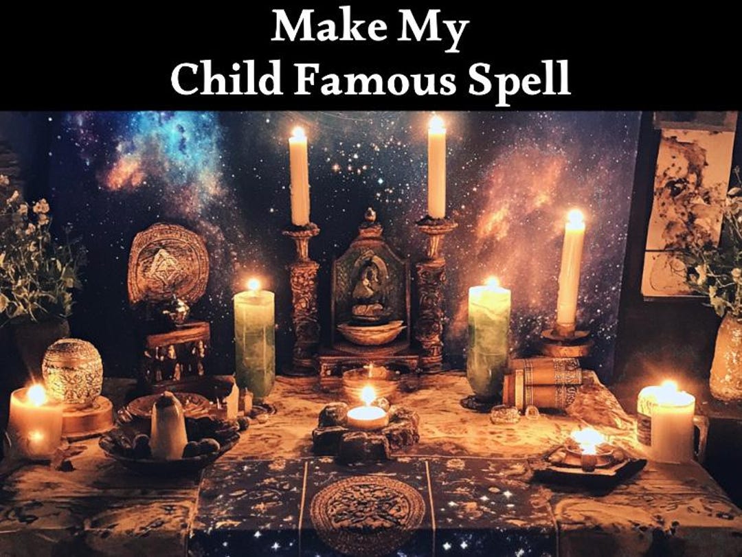 Make My Child Famous Spell - Etsy