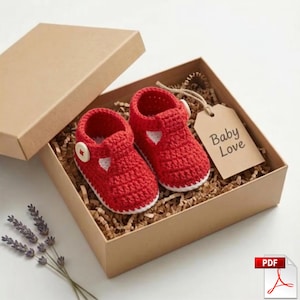 Easy Crochet Baby Booties Pattern PDF | Quick & Easy Guide | Beginner Friendly | Newborn Shoes image 5