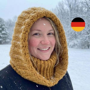 Häkelanleitung Balaclava Hoodie - Moderne Schlupfmütze mit Kapuze (3-en-1 Winter Essential)