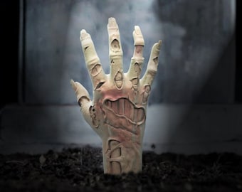 Zombie Hand Funny STL File para impresoras 3D - Versiones de alta calidad, detalladas, compatibles y no compatibles, descarga digital instantánea
