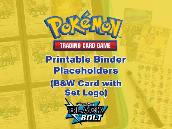 pokemon trading card game black bolt binder collection Pokmon TCG: White Flare opening Scarlet is designed to elevate every moment Printable Black Bolt Pokmon Binder