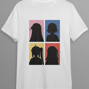 Bocchi Group T Shirt Top Design Unisex Ladies Mens Tee Retro Fashion Vintage Shirt S883