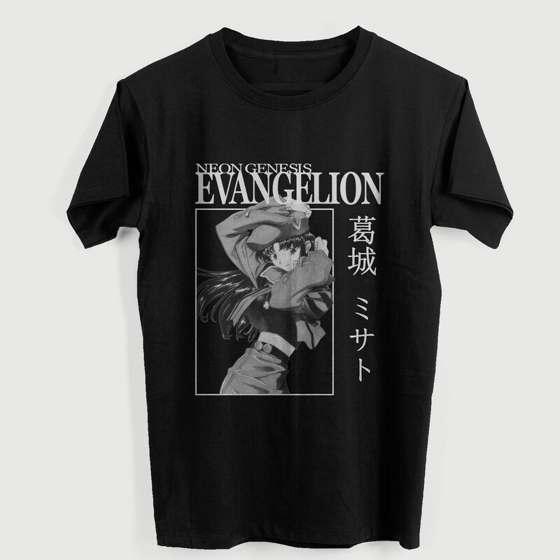 Chemise Vintage Neon Genesis Evangelion - Marque Fashion Victim - Taille XL - Occasion
