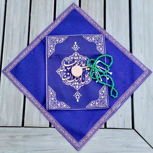 4-piece Prayer cloths sajdah tasbih, Prayer, Imam Mahdi, Tasbih, تسبيح, امام مهدي, يا مهدي, الصلاة, Gift set, هدايا