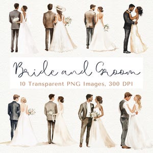 Braut und Bräutigam Clipart, Hochzeit Clipart, Braut Clipart, Braut und Bräutigam PNG, Hochzeit PNG, Bräutigam Clipart, Hochzeitspaar, Hochzeit Clip Art