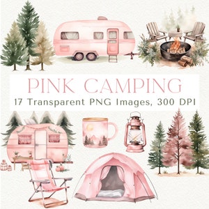 Clipart de acampamento, clipart de acampamento para meninas, fogueira PNG, campista PNG, clipart ao ar livre, clipart de acampamento, acampamento feminino, clipart de barraca, glamping PNG