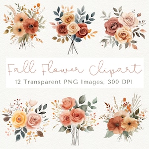 Imágenes prediseñadas de flores de otoño, imágenes prediseñadas de flores de otoño, imágenes prediseñadas de otoño, flores de otoño, flores de otoño PNG, flores de otoño PNG, imágenes prediseñadas bohemias, PNG de otoño