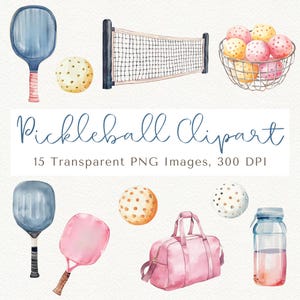 Imágenes Prediseñadas de Pickleball, PNG de Pickleball, imágenes prediseñadas deportivas, imágenes prediseñadas de Pickleball, imágenes prediseñadas de paleta de Pickleball, PNG deportivos, gráficos de Pickleball