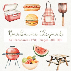 Clipart de churrasco, Clipart de grelha de churrasco, Clipart de churrasco, Clipart de hambúrguer, Clipart de grelha, Clipart de piquenique, Clipart de verão, Clipart de grelhados, Comida PNG