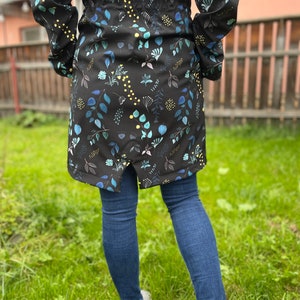 Kundenspezifische handgemachte Damen-Softshelljacke Bild 5