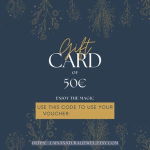 Cheque Regalo para Amantes de la Espiritualidad y la Joyería Mágica | Bono Imprimible para Joyería | Tarjeta Regalo Digital Personalizada
