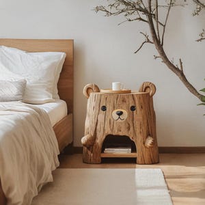Natural wood bedside shelf farmhouse floating nightstand with drawer handmade floating table for bedroom rustic bedside table gift for home