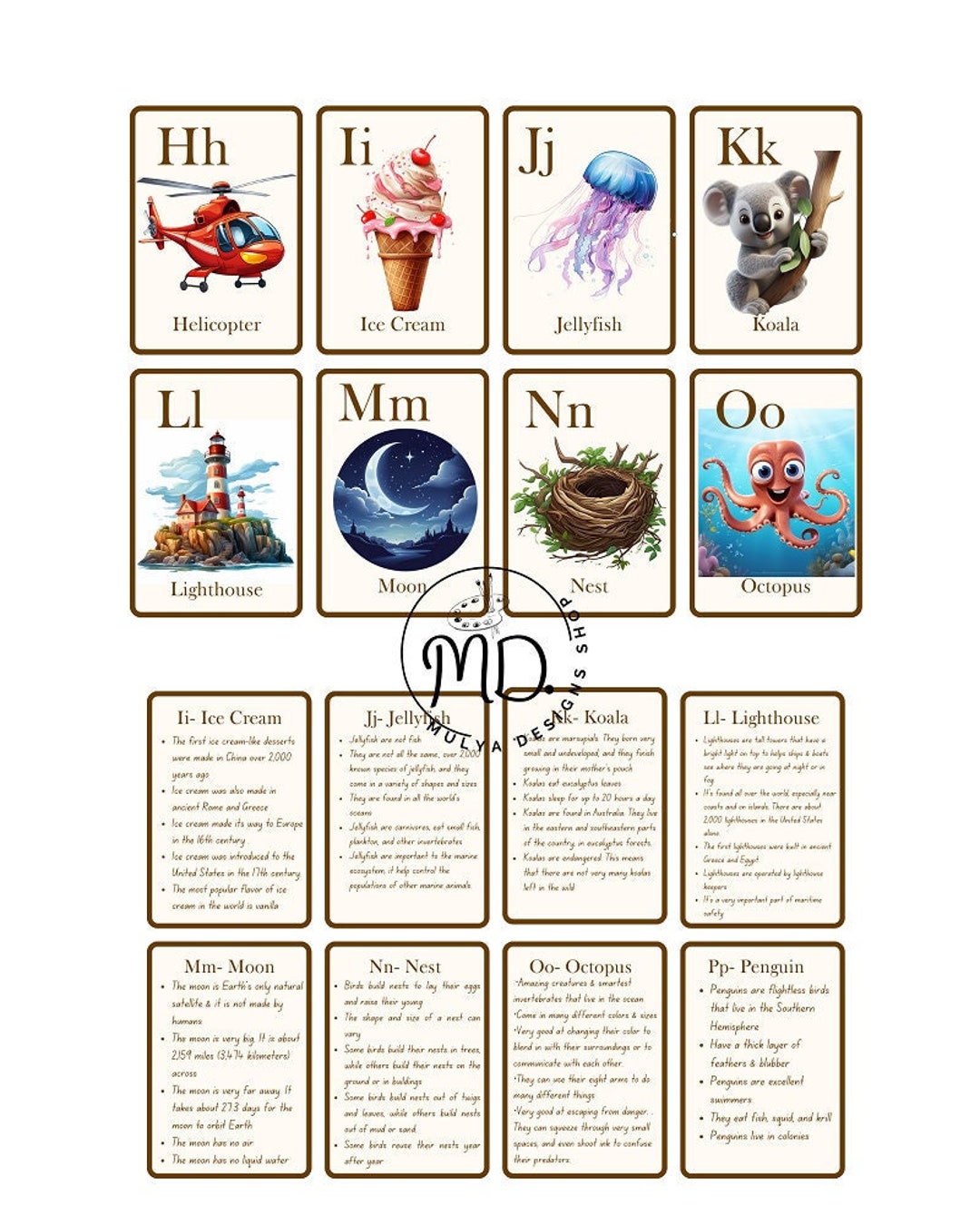 ABC Flash Cards Printable ABC Flashcards Alphabet Etsy ABC Flash Cards Printable ABC Flashcards Alphabet Etsy