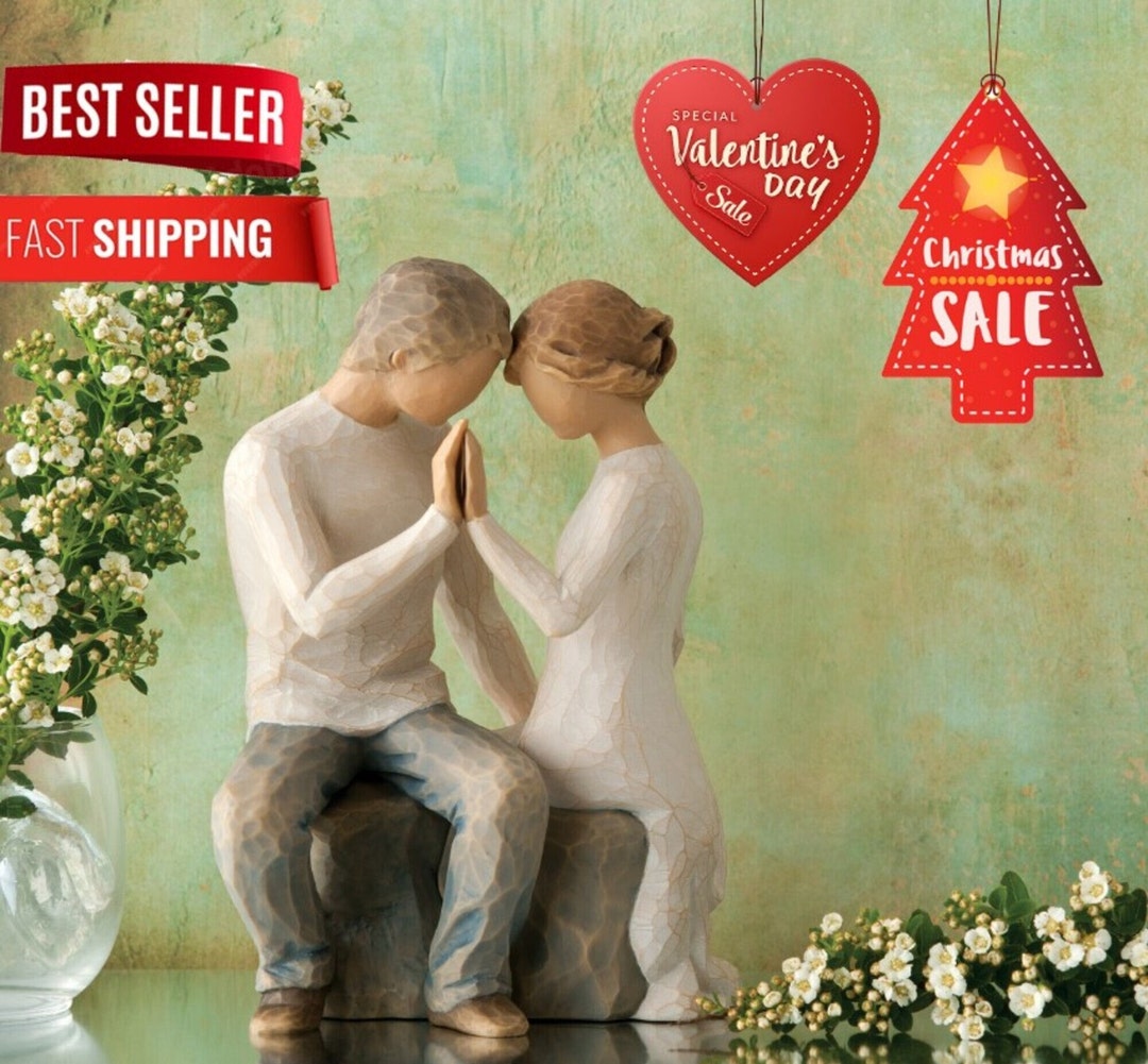 Willow Tree Around You Just the Nearness of You, Sculpted Handpainted