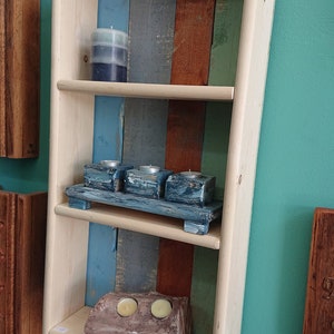 Handmade wall shelf unit