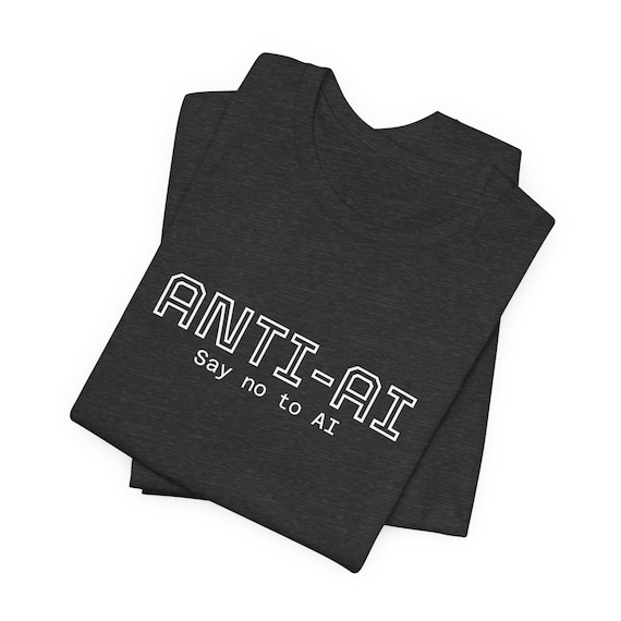 the anti-ai shirt [Bella Canvas 3001]
