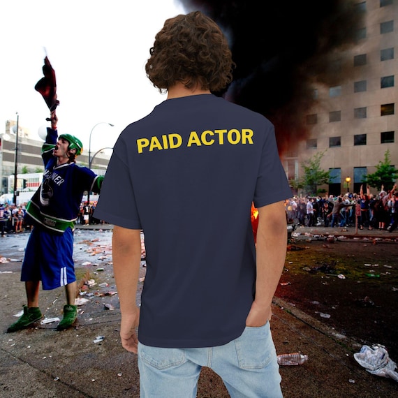 the paid actor shirt [Bella Canvas 3010]