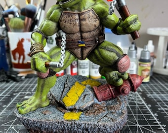 Michelangelo - Teenage Mutant Ninja Turtles - 1:10 Scale - (177mm) - Hand Painted Sculpture (FAN ART)