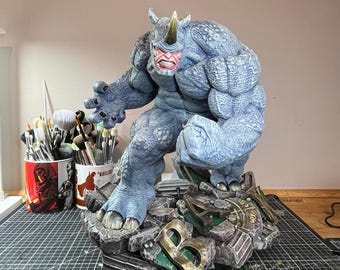 Rhino - (Aleksei Sytsevich) - Marvel - 1:6 Scale - (330mm) - Hand Painted Sculpture (FAN ART)