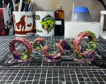 Pandora Ruins - 32mm - Set of 5 - Terrain | Scenery - Hand Painted Miniature