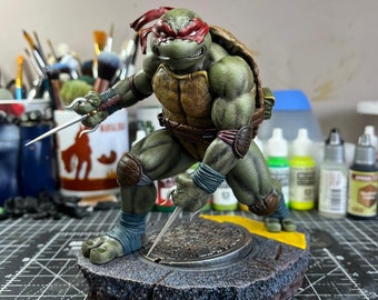 Raphael - Teenage Mutant Ninja Turtles - 1:10 Scale - (164mm) - Hand Painted Sculpture (FAN ART)