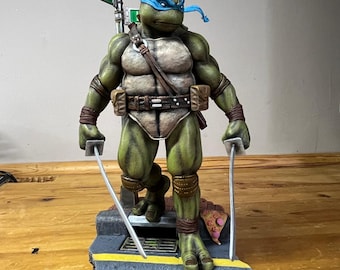 Leonardo - Teenage Mutant Ninja Turtles - 1:10 Scale - (210mm) - Hand Painted Sculpture (FAN ART)