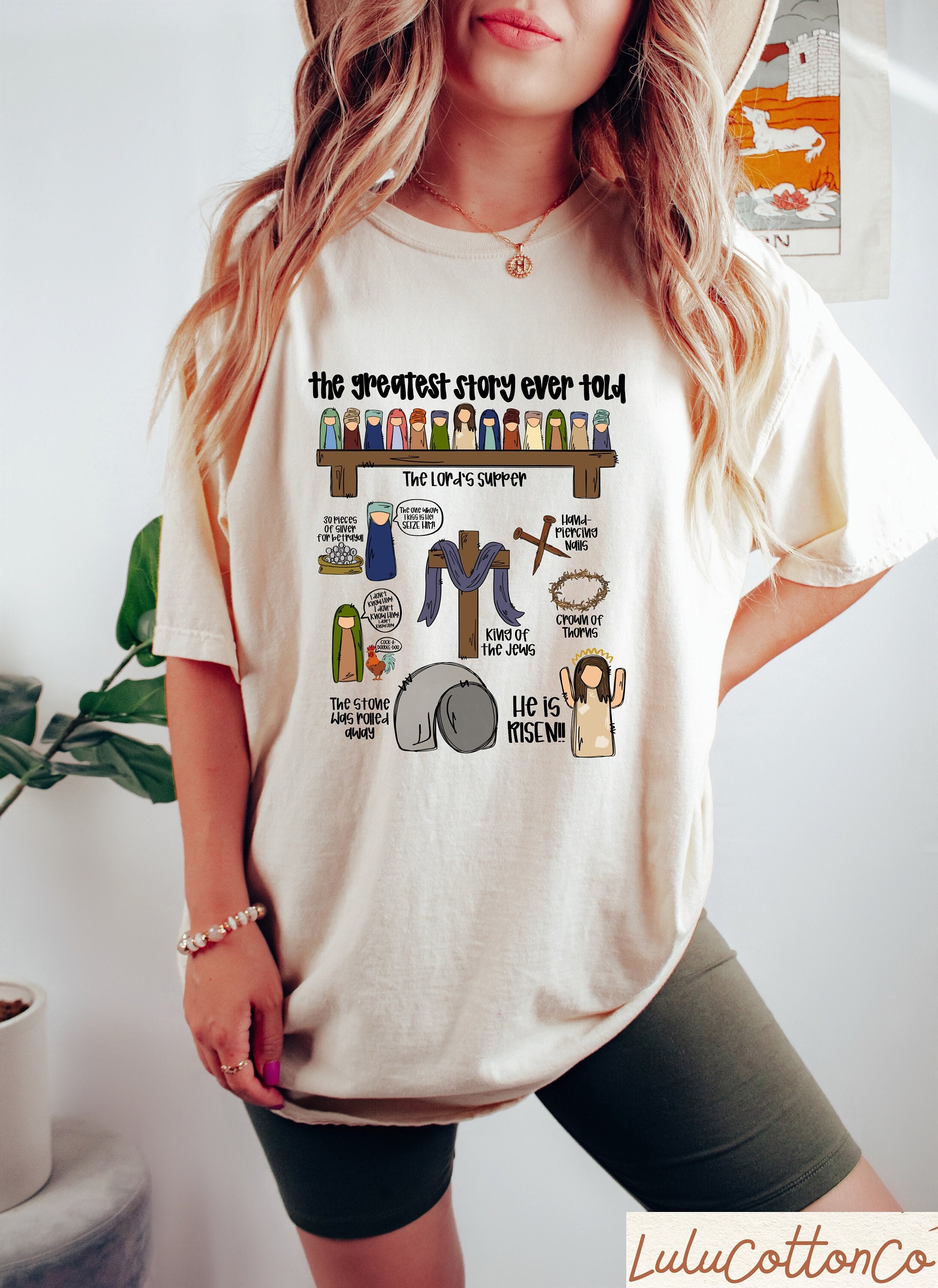 Discover The Greatest Story Ever Told Shirt, Christian Easter Gift, Jesus Gift