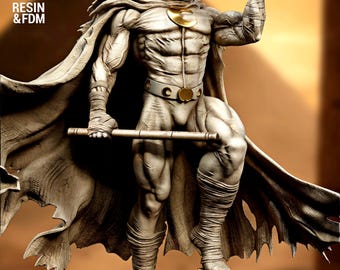 Wicked - Rzeźba MoonKnight malowana na zamówienie