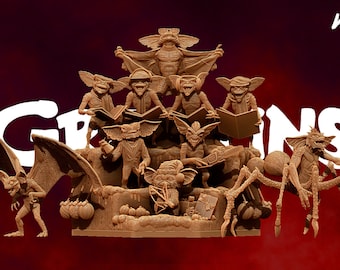 Escultura de murciélago Gremlins de Wicked Movies: probada y lista para impresión 3D