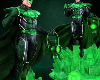 Green Lantern STL-bestanden: getest en klaar om te worden afgedrukt!