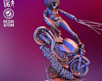 Black Spiderwoman 3D Model (STL Digital Download)